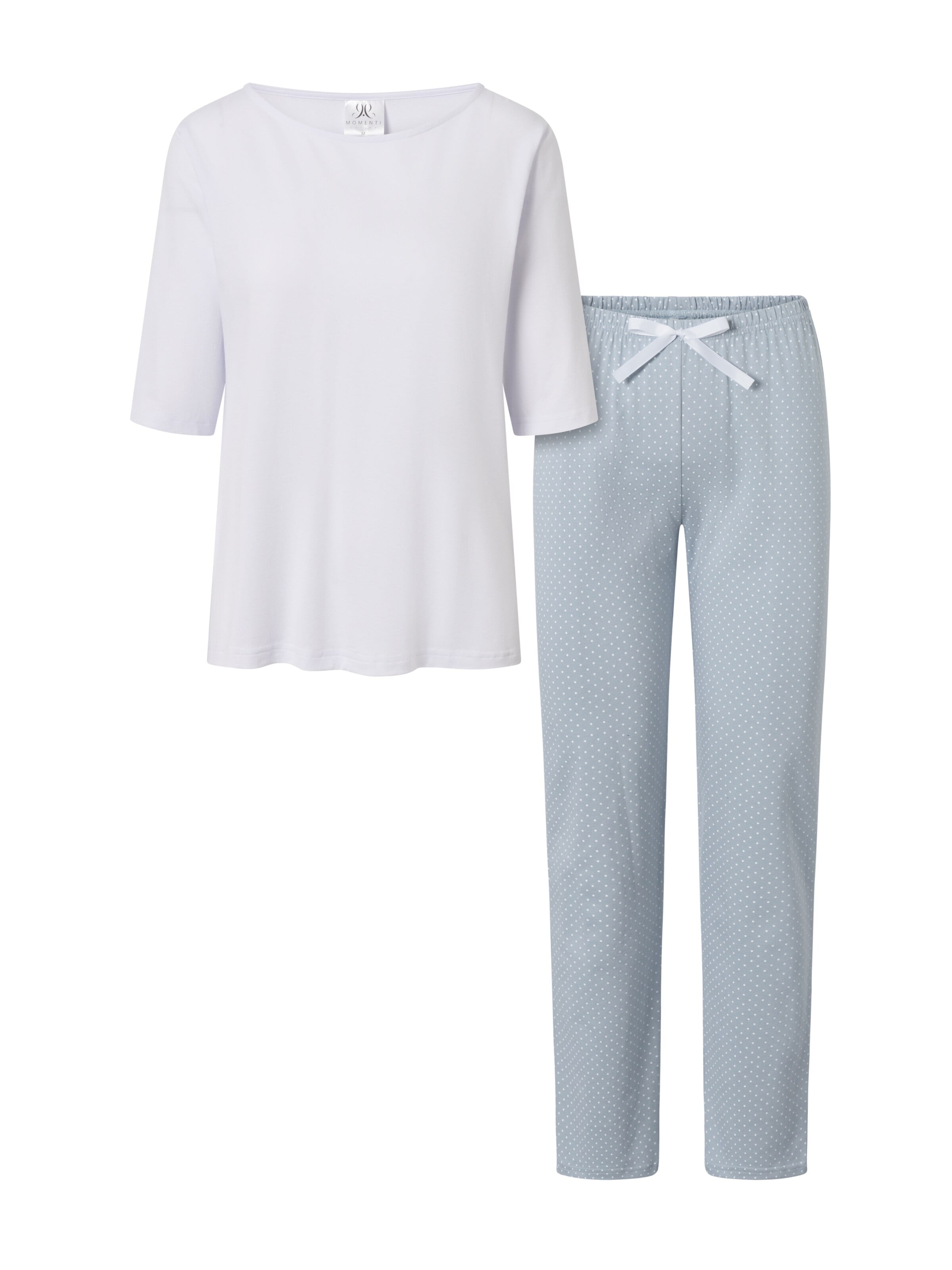 Momenti Per Me - Pijama 'Candice' en azul: frente