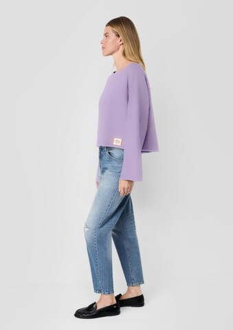 s.Oliver Sweatshirt 'Vintage' in Lila