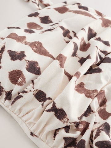 Next Bandeau Shapingbadeanzug in Beige