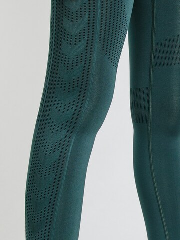 Skinny Pantalon de sport Hummel en vert