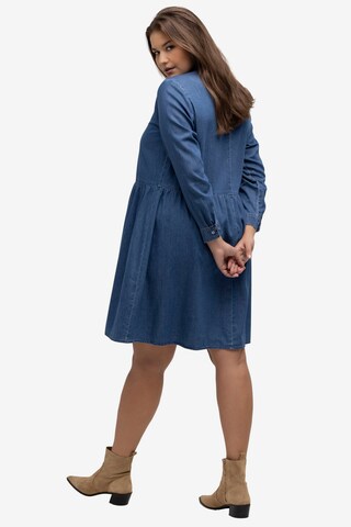 Robe-chemise Ulla Popken en bleu