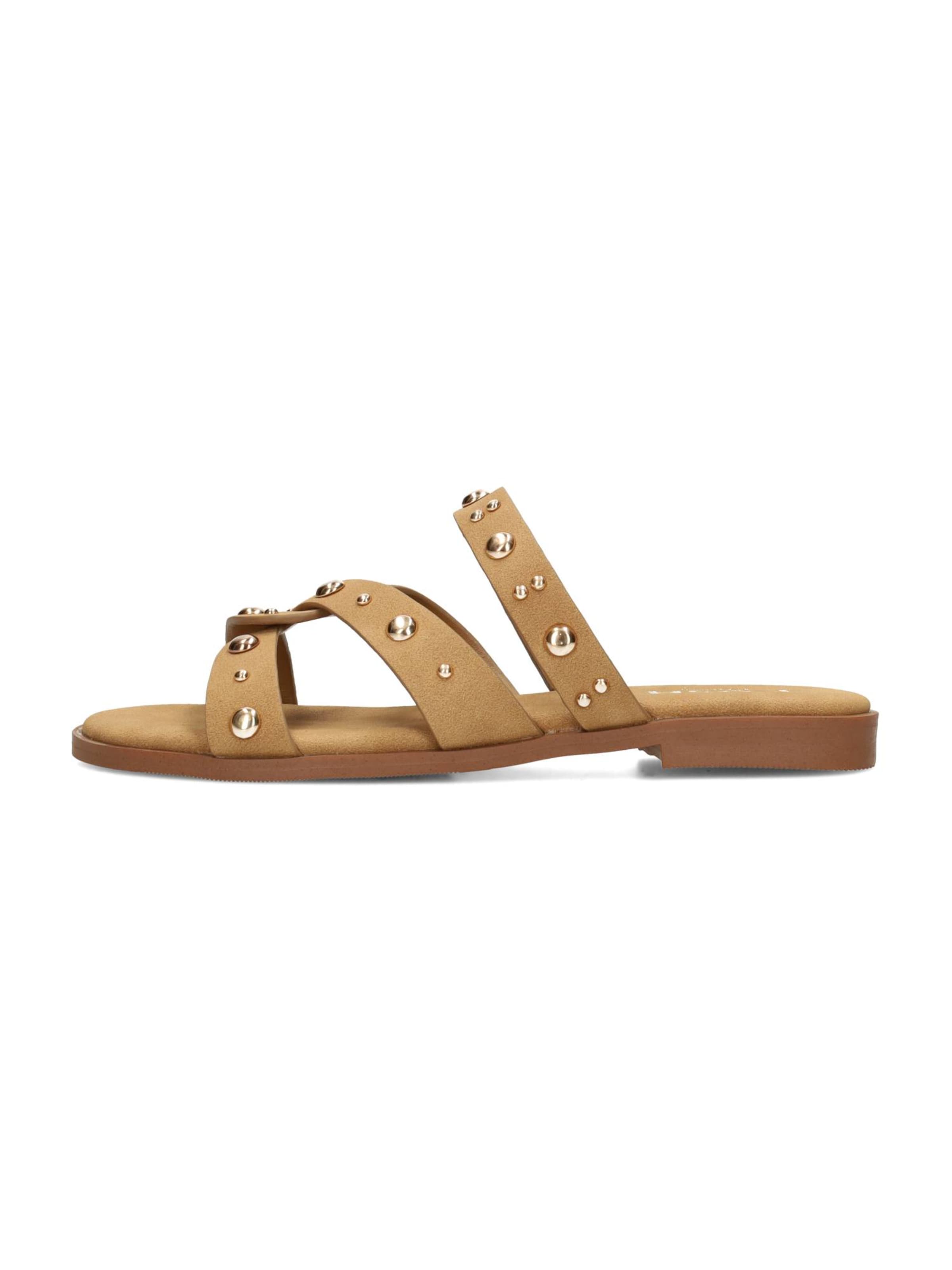 Mule ' LINDE ' POSH by Poelman en marron : devant