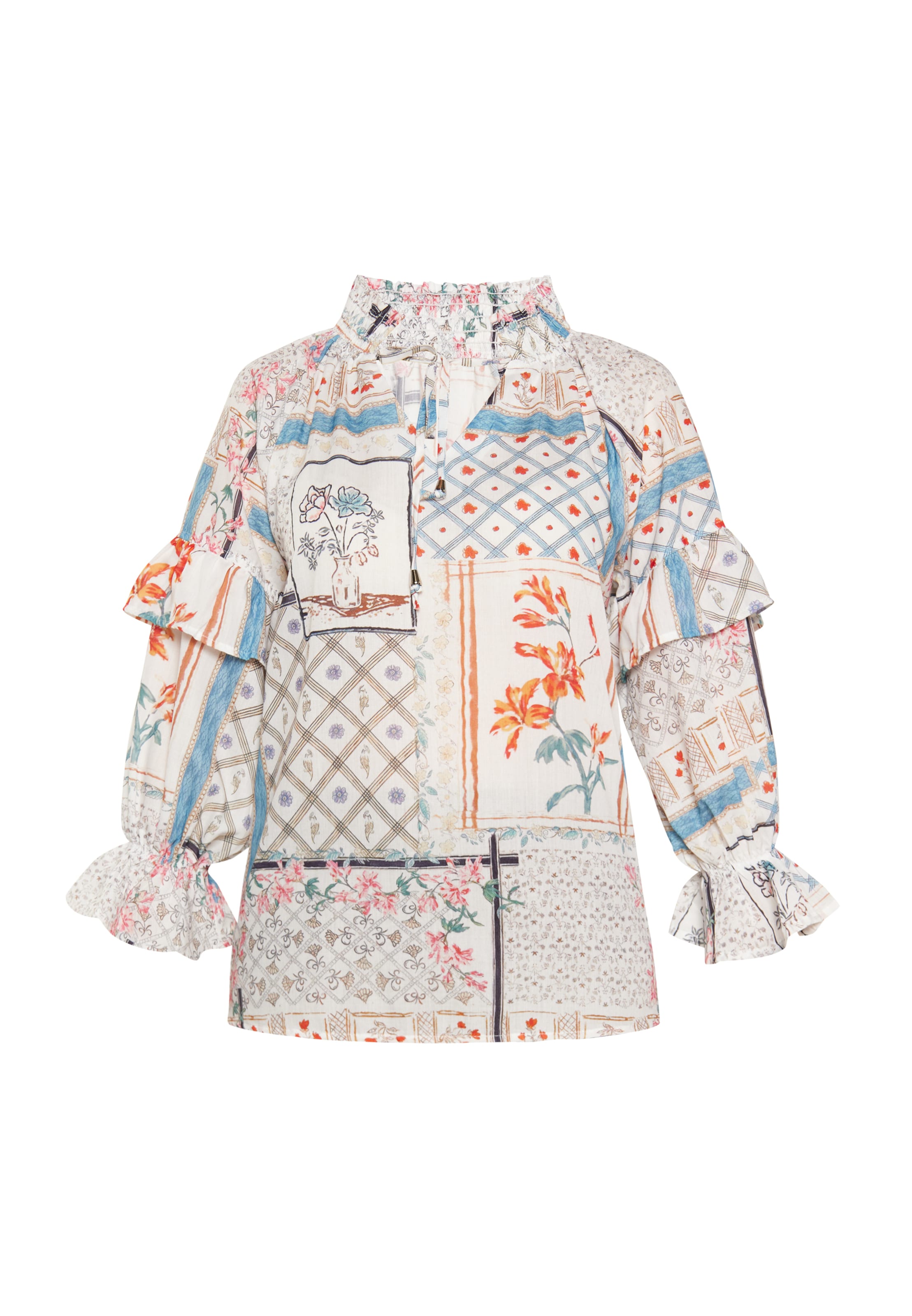 Bluză Gaya pe mai multe culori / alb, Vizualizare produs