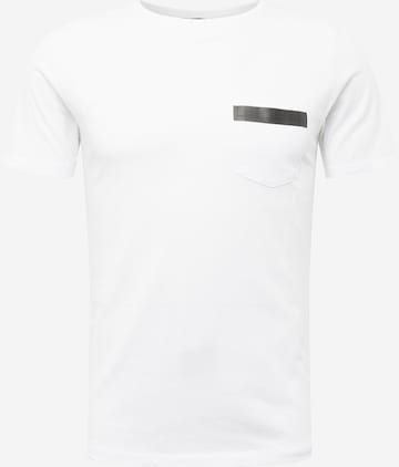 Key Largo Shirt 'BORIS' in Wit: voorkant