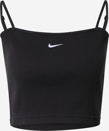 Nike Sportswear Top 'Essential' - fekete: elől