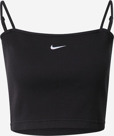 Nike Sportswear Τοπ σε μαύρο / λευκό, Άποψη προϊόντος