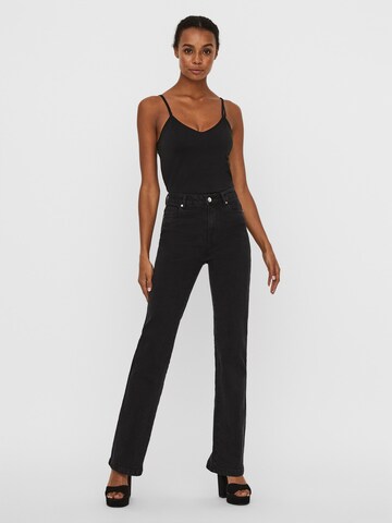 VERO MODA Flared Jeans 'SAGA' in Black
