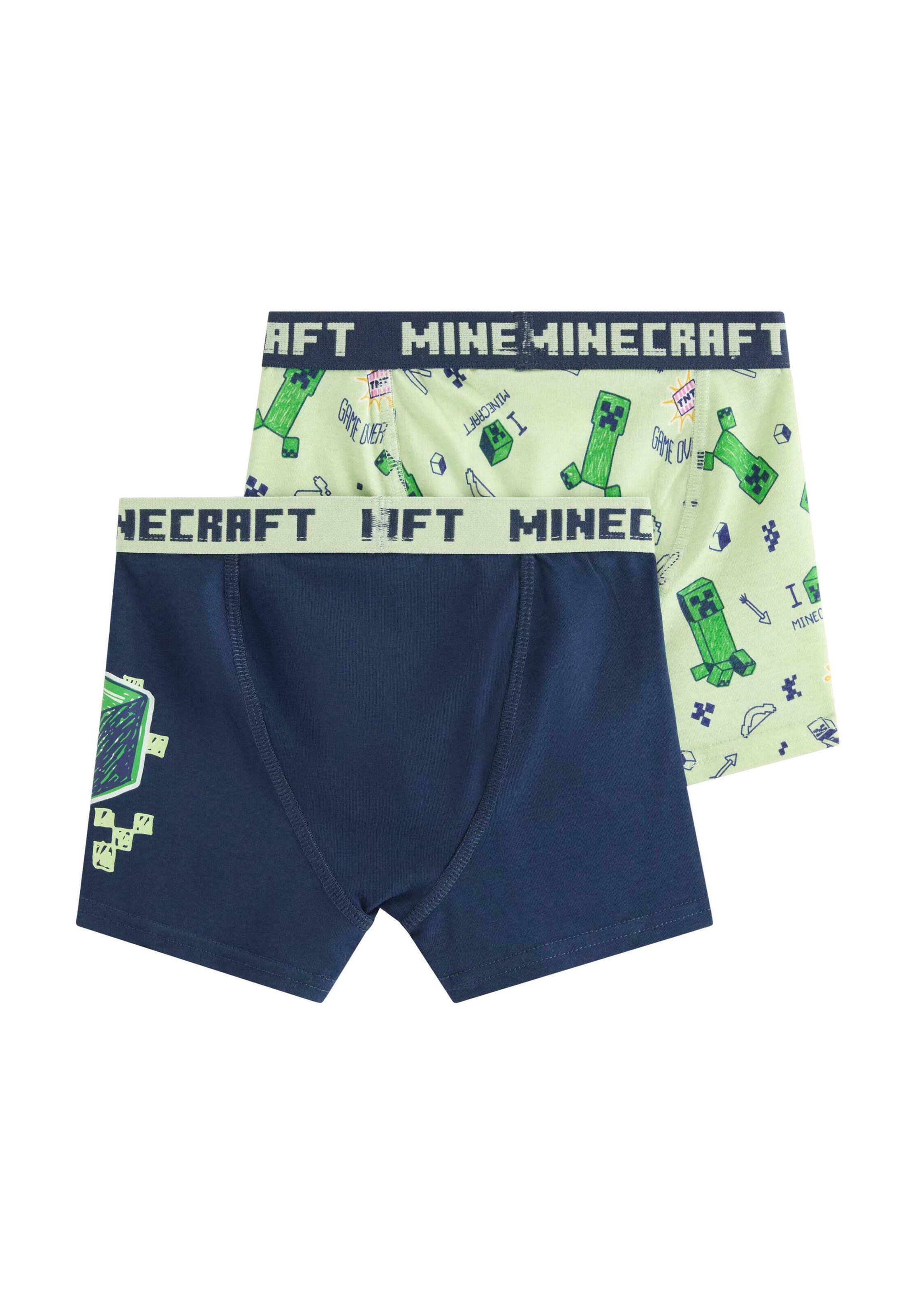 Lindex - Cueca 'Minecraft' em azul