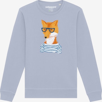 Sweat-shirt ' Fuchs ' Watapparel en bleu : devant