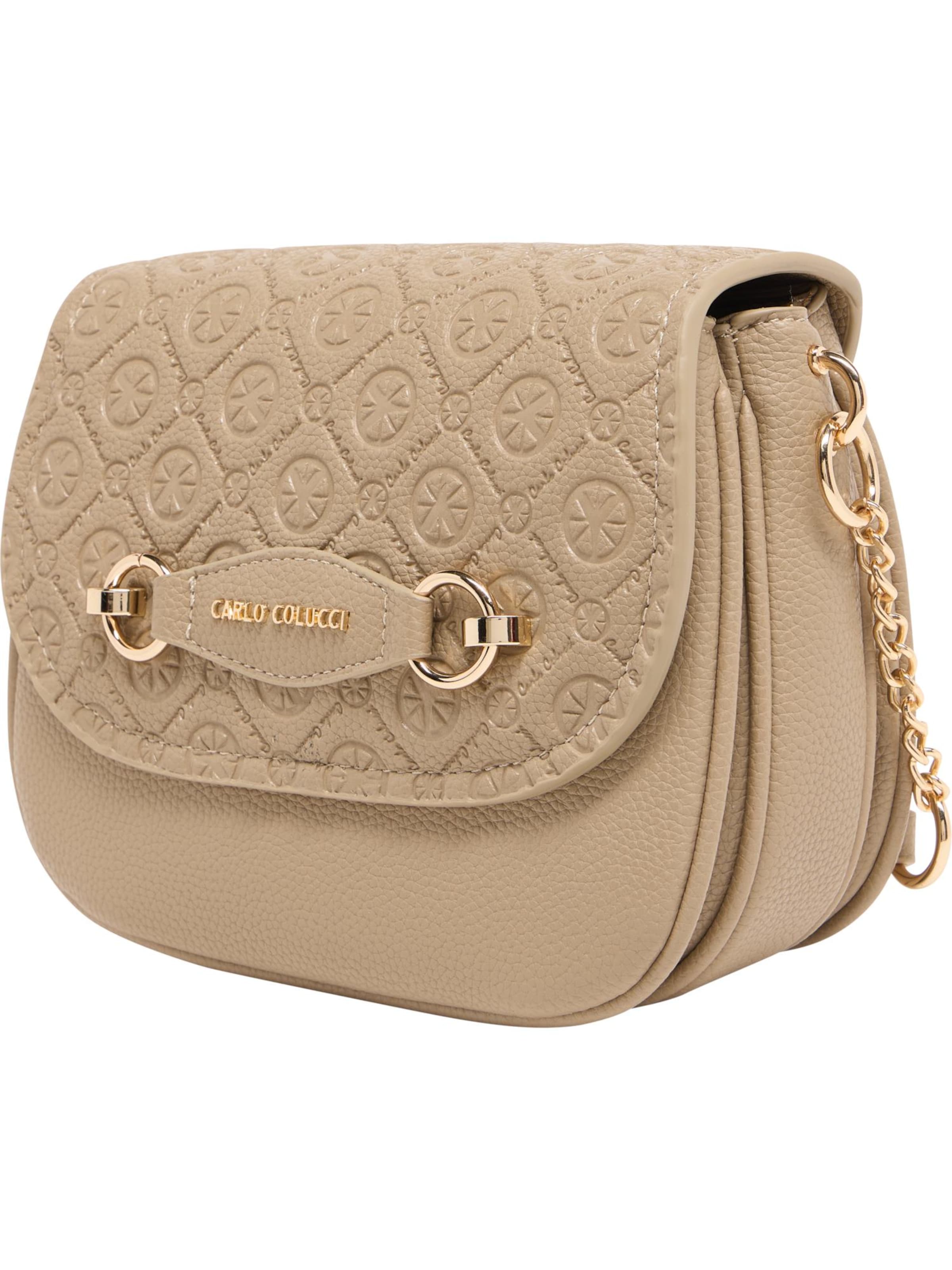 Sac à bandoulière 'Erebara' Carlo Colucci en beige