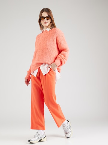 Freequent Loose fit Trousers 'LAVA' in Orange