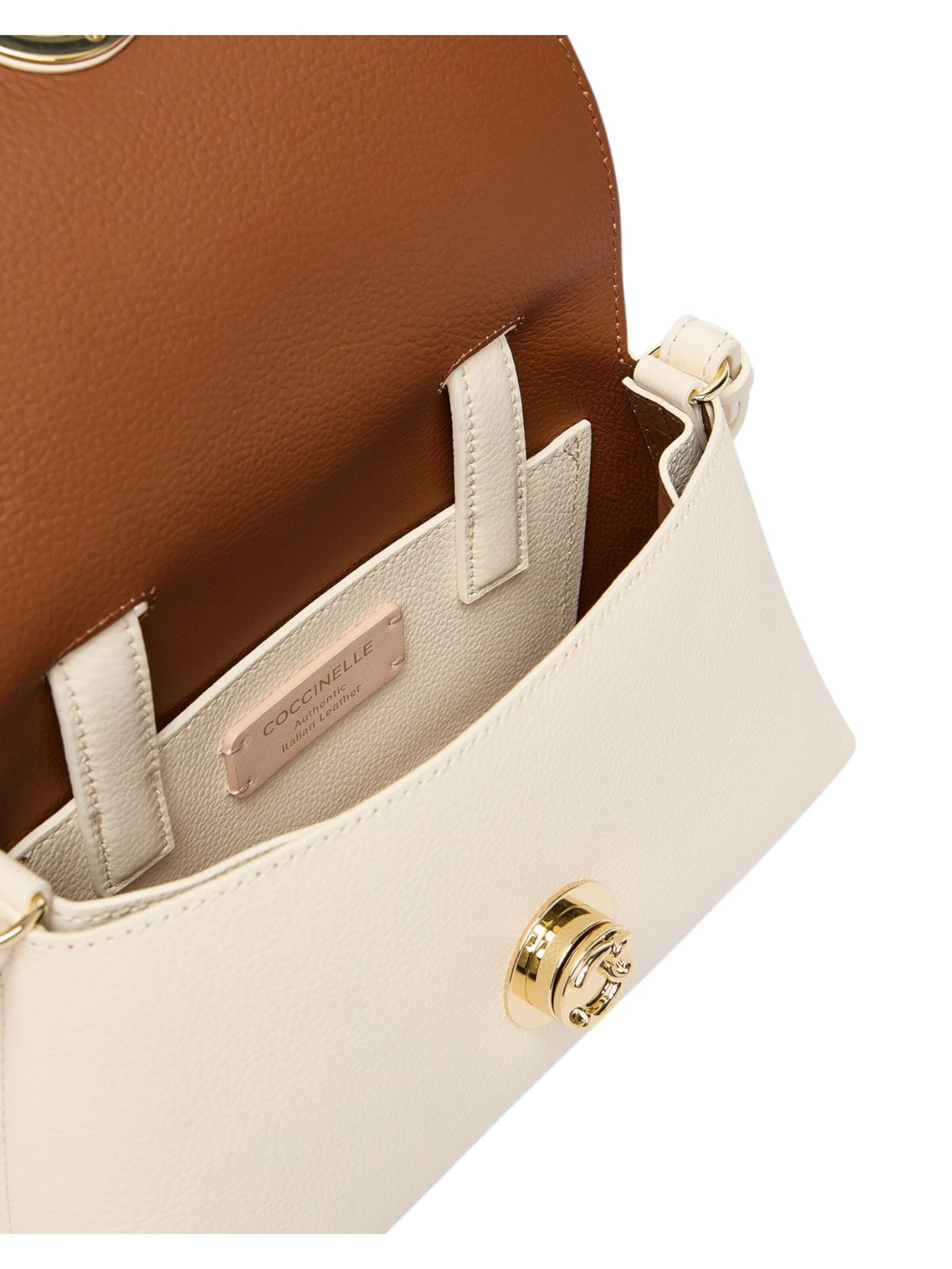Coccinelle Handtasche 'Coccinellenikla'‌‌‌‌‌‌ in Weiß