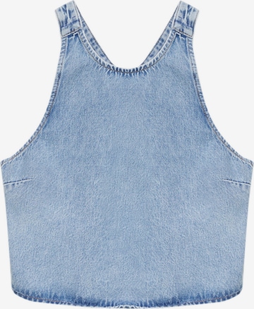 Chemisier Pull&Bear en bleu : devant