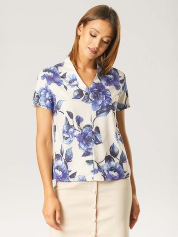 Camicia da donna ' 2JA008' di Quiosque in blu: frontale