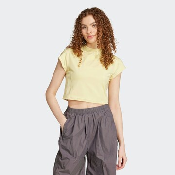 ADIDAS SPORTSWEAR Performance shirt 'City Escape' in Yellow: front