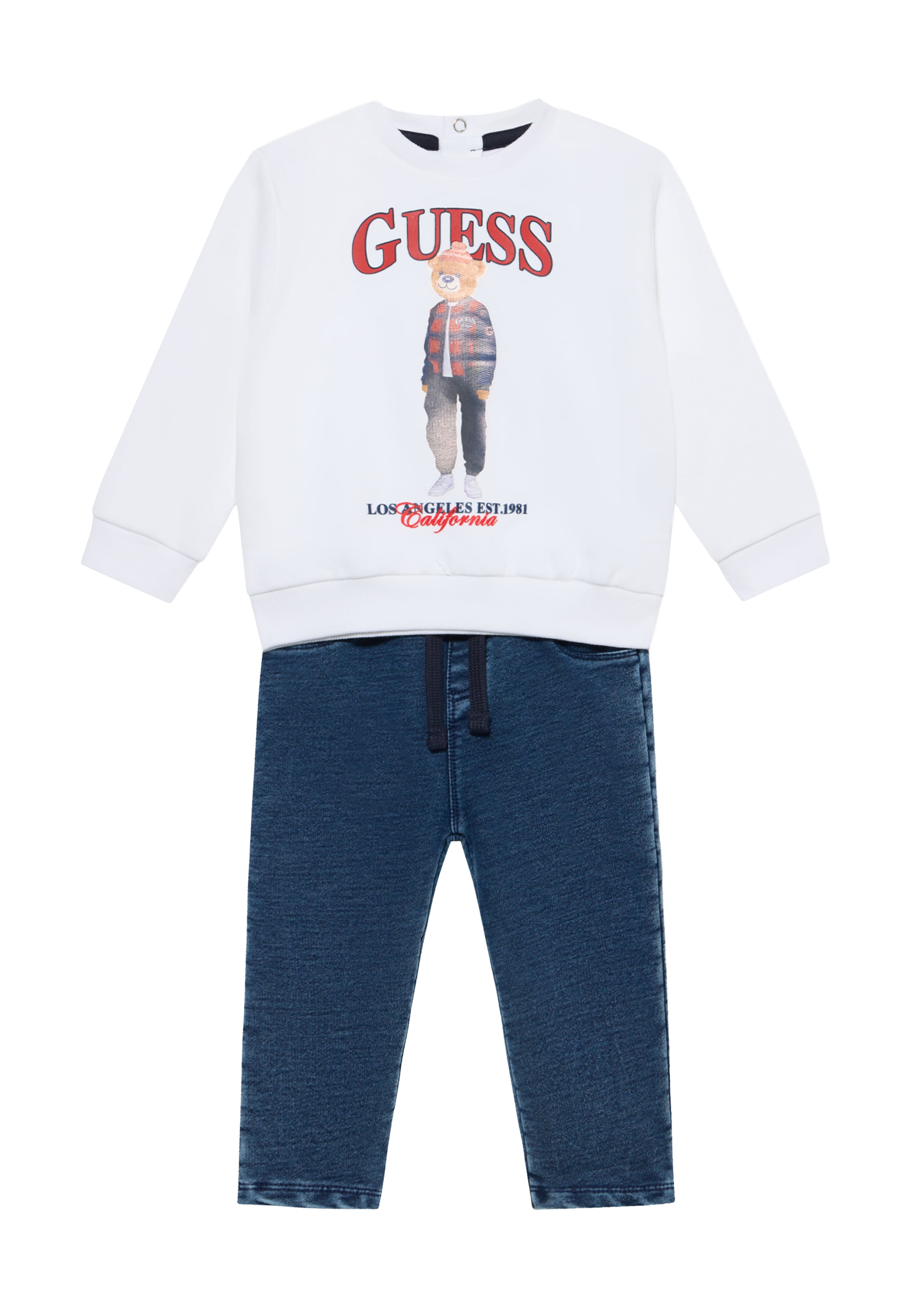 GUESS Set in Blue: front