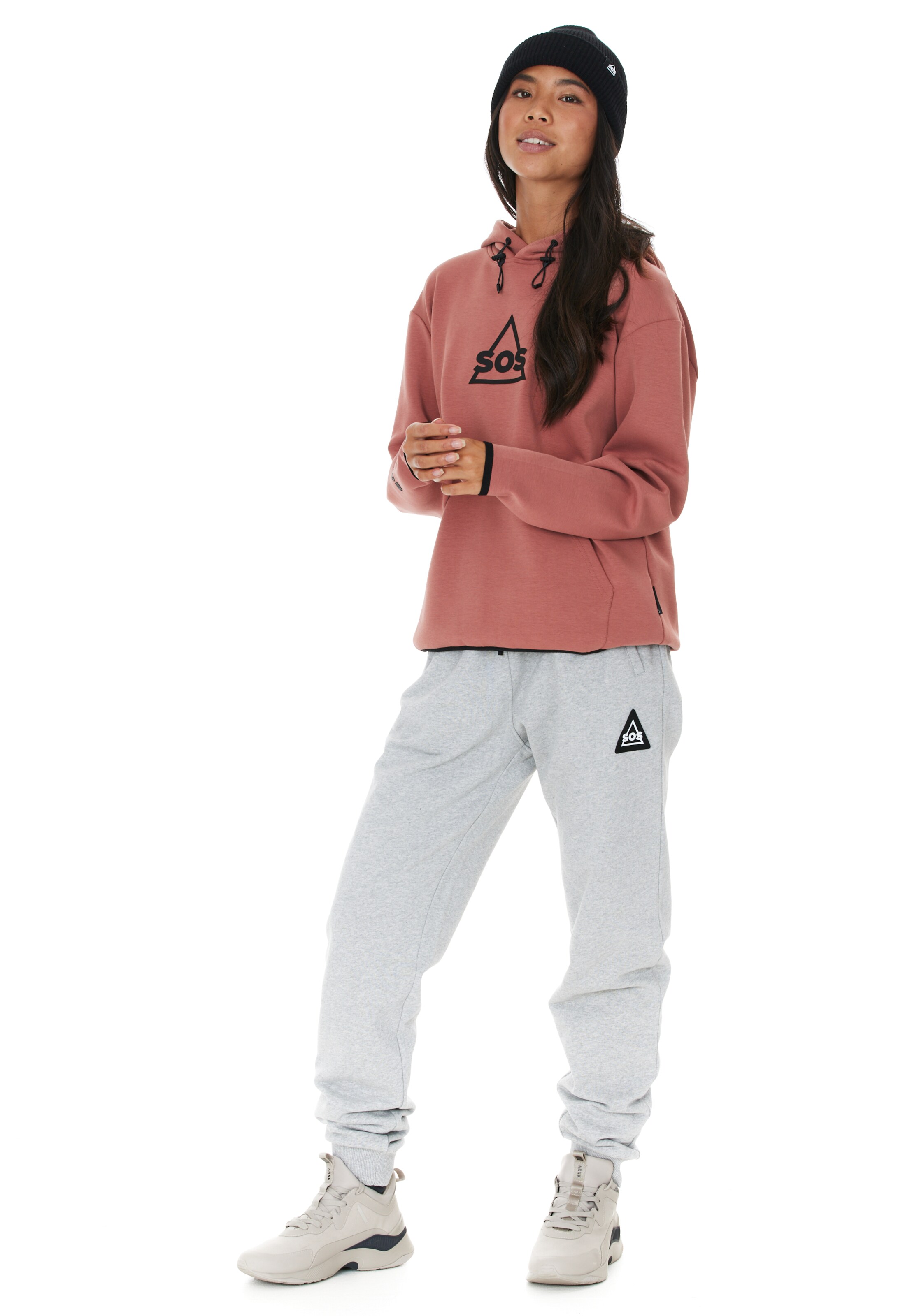 SOS Sweatshirt 'Vail' in Rood