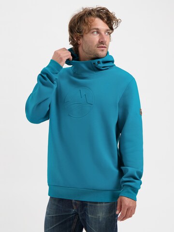 Travelin Sweatshirt 'Ivar' in Groen: voorkant