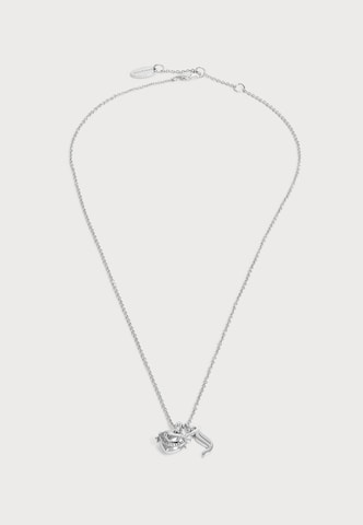 Juicy Couture Kette 'Heart & J Charm Pendant' in Silber: Vorderseite