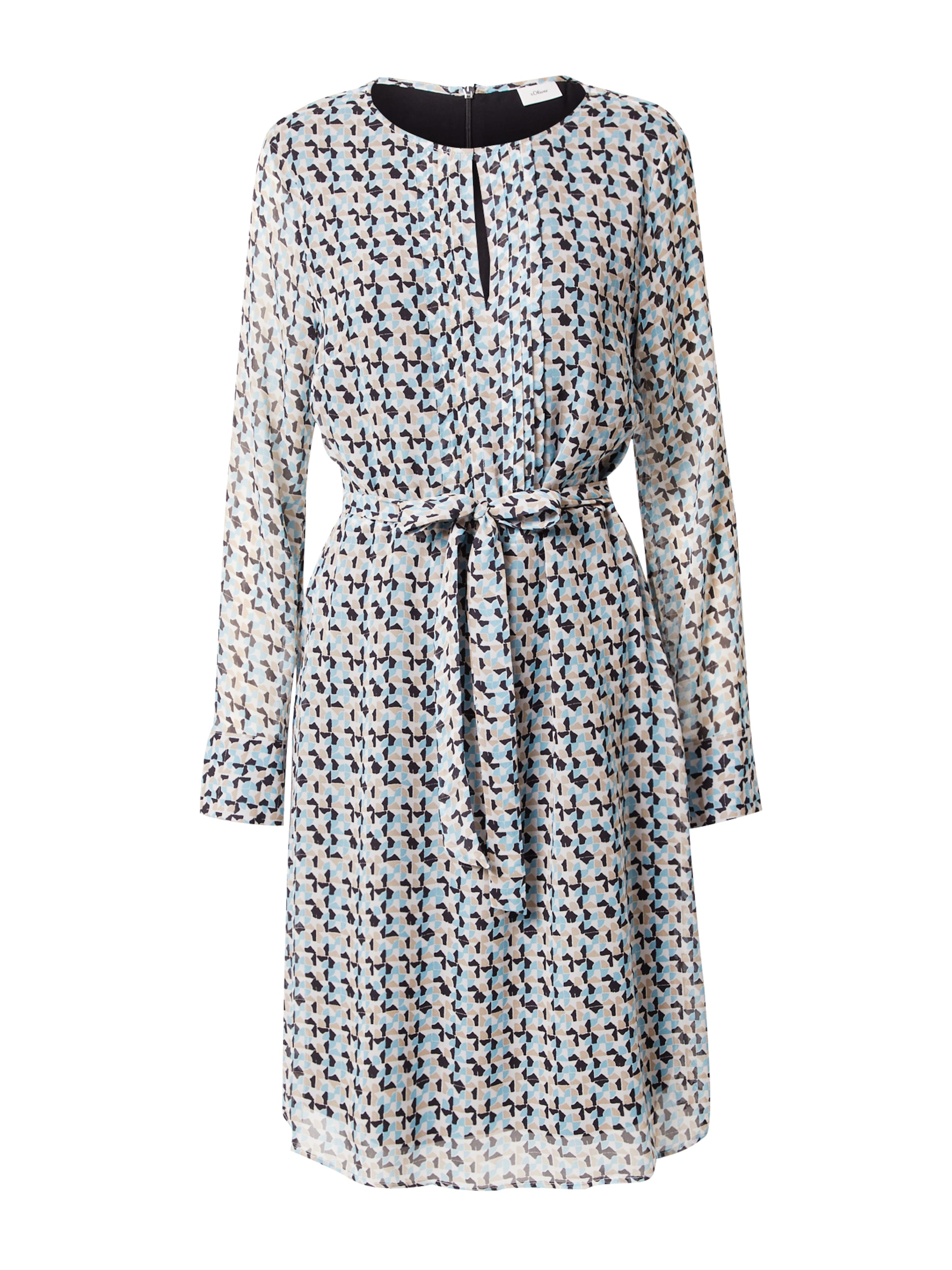 s.Oliver Kleid in Beige: Vorderseite