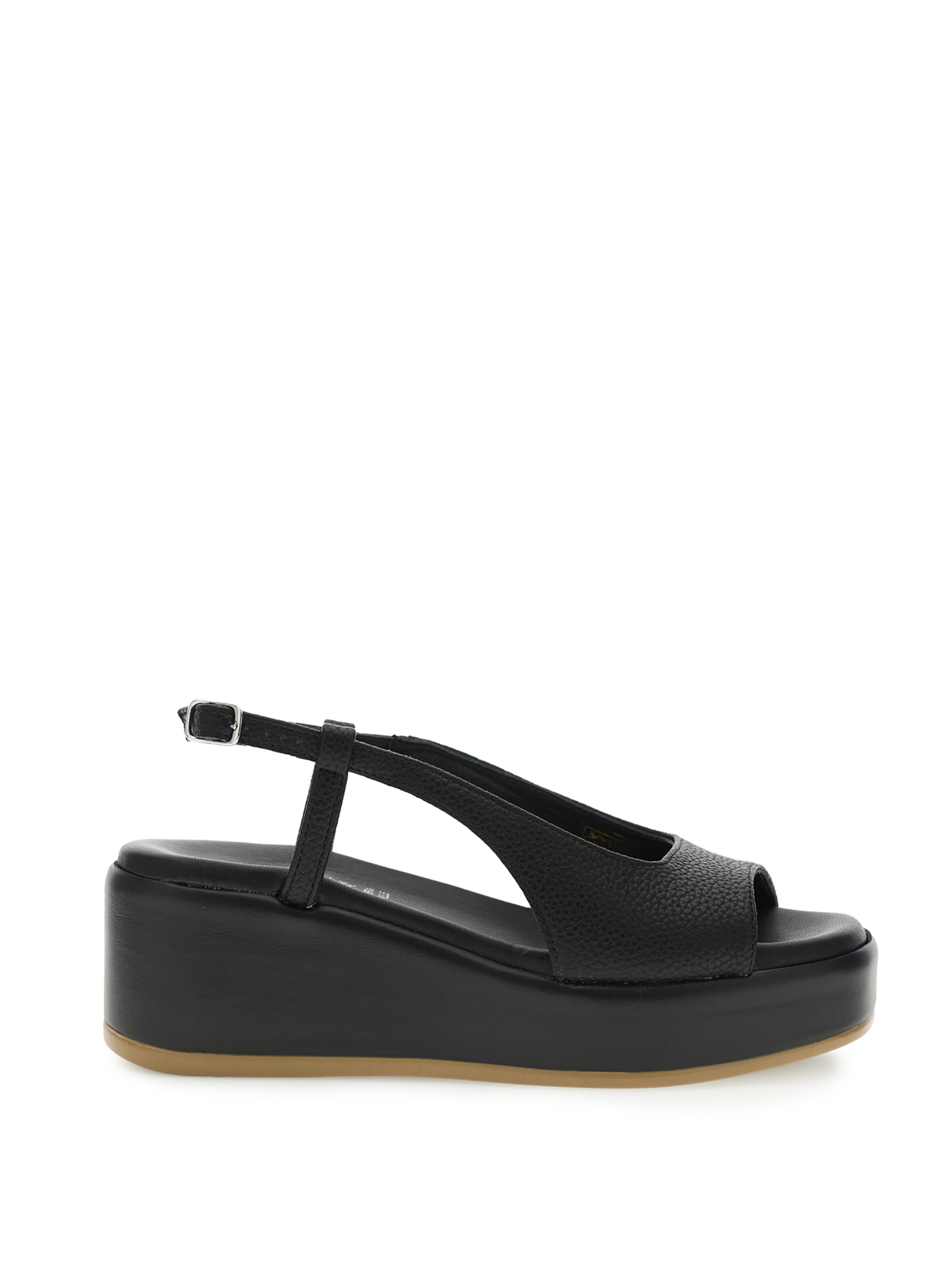 CAFè NOIR Sandale in schwarz, Produktansicht