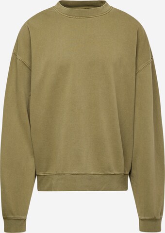 TOPMAN Sweatshirt in Groen: voorkant