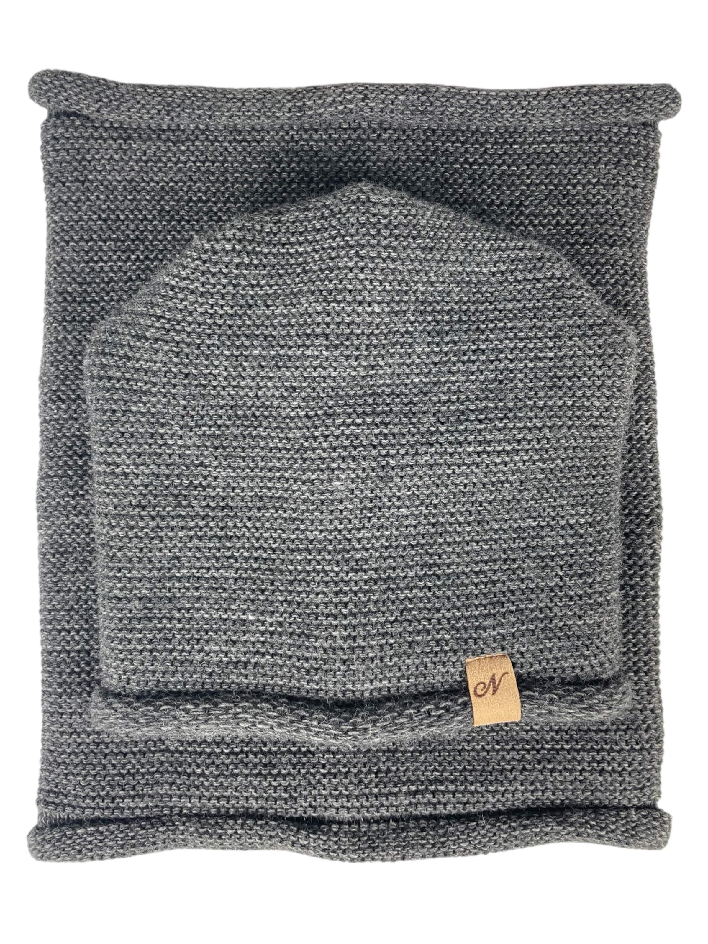 Kumixi Beanie 'Set' in Grey: front