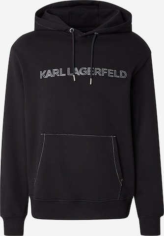 Karl Lagerfeld - Sudadera en negro: frente