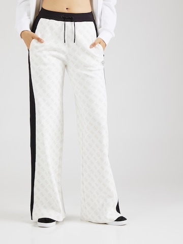 Wide leg Pantaloni sportivi 'ELÉA' di GUESS in beige: frontale