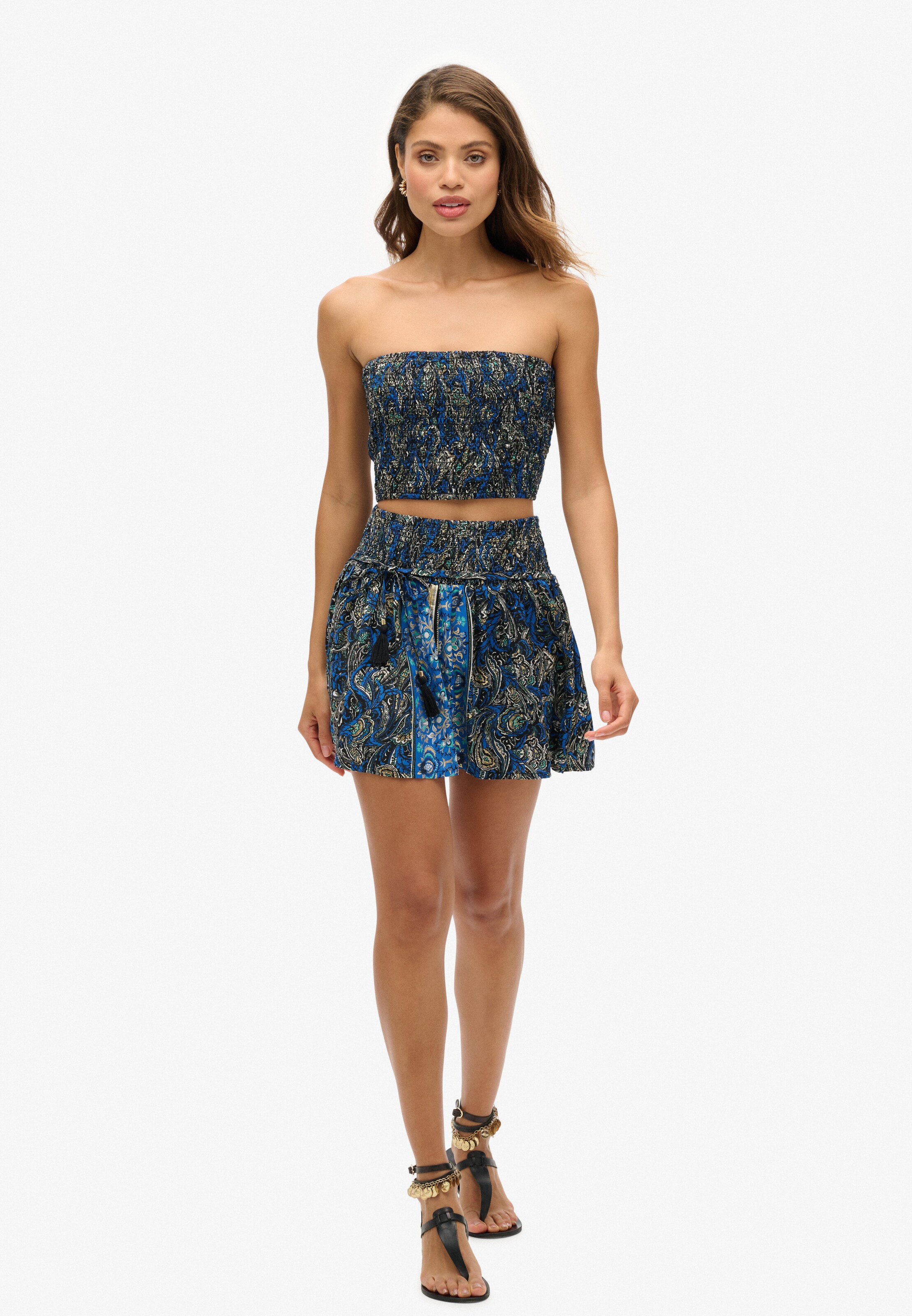 Superdry & Co Skirt ' St Tropez ' in Blue