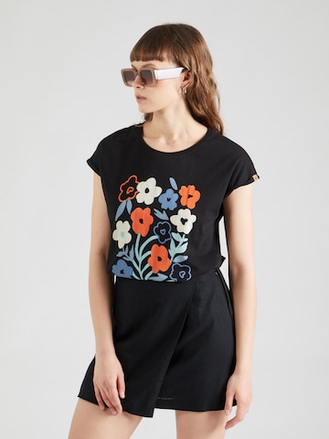 Ragwear Shirt 'DIONA' in Zwart: voorkant