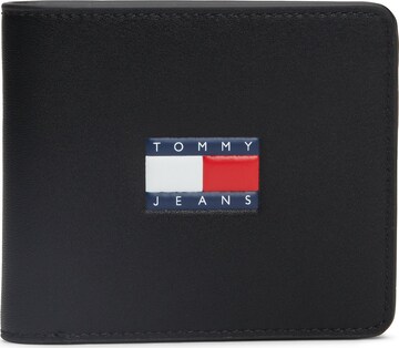 Tommy Jeans Portemonnaie 'HERITAGE' in Schwarz