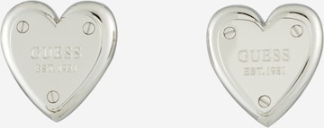 GUESS - Pendientes en plata: frente