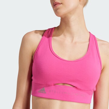 ADIDAS BY STELLA MCCARTNEY Bustier Sport-BH 'True Strength' in Pink