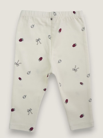 LouieLouie Leggings 'Louie Raspberry and flowers' i vit