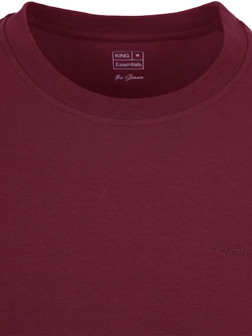 KING Essentials Shirt 'The Shawn'‌‌‌‌‌‌‌‌‌‌ in Rot
