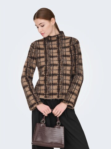 ONLY Pullover 'ONLLouise' i brun: forside