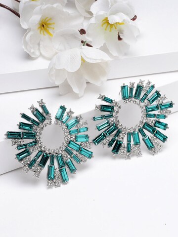 Boucles d'oreilles 'Ameliea' AVANT-GARDE PARIS en vert