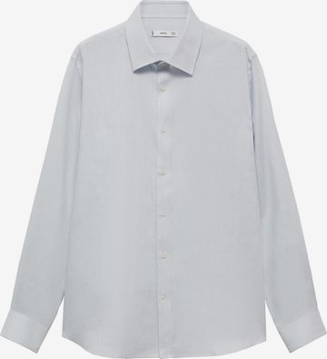 MANGO MAN Regular Fit Hemd 'Parrot' in Blau: Vorderseite