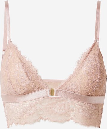 Underprotection Triangle Bra 'Yup' in Pink: front