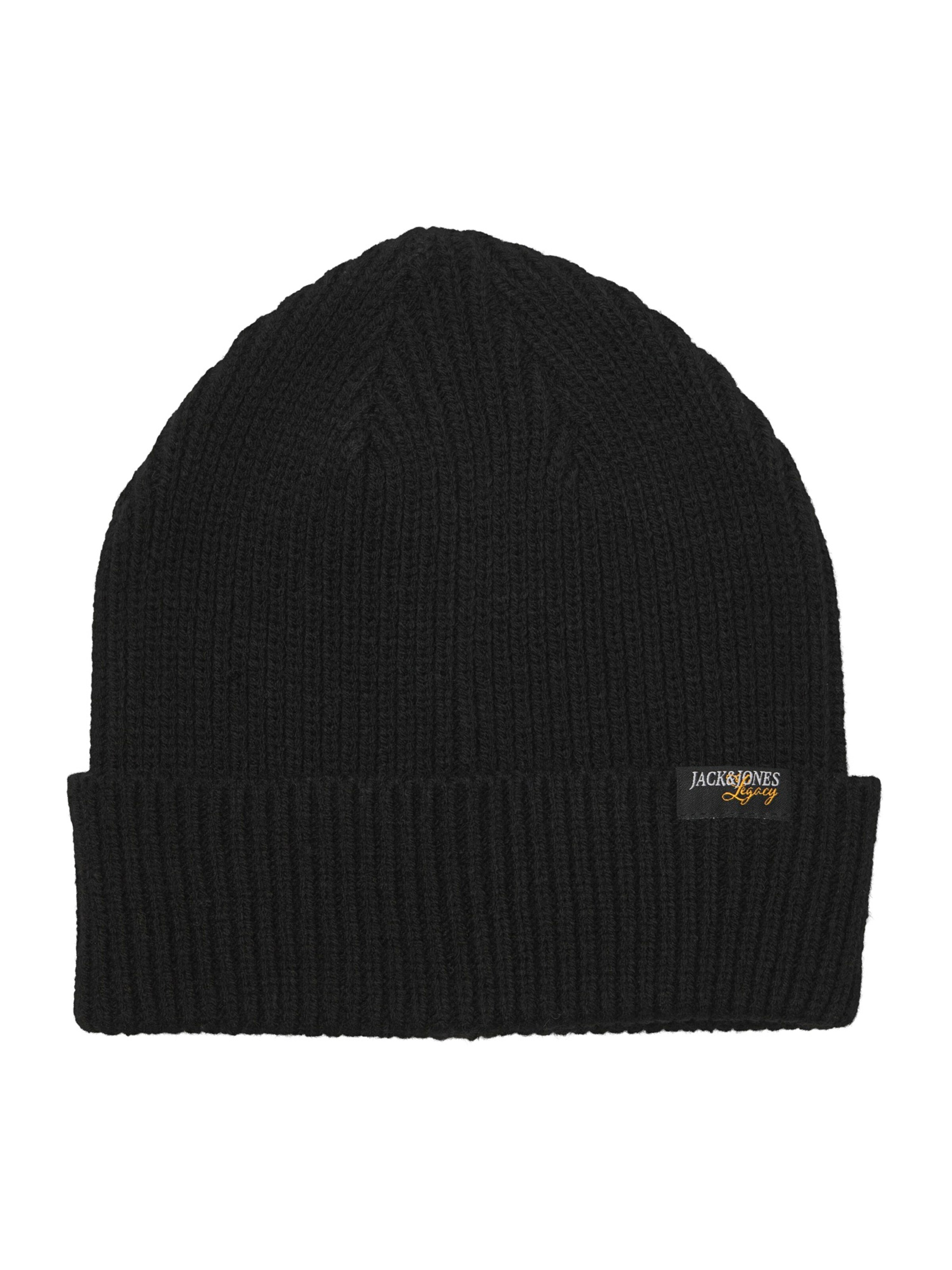 Jack & Jones Junior Mütze 'JACJADE' in Schwarz: Vorderseite