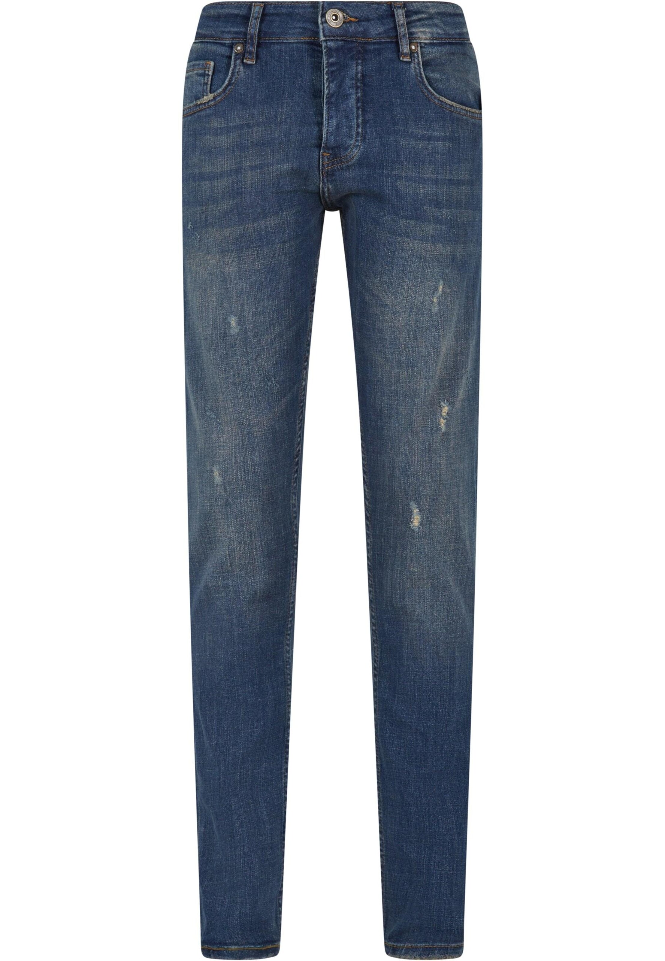 2Y Premium Slimfit Jeans in Blauw: voorkant