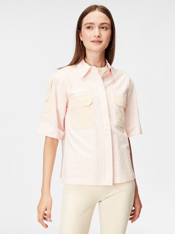 NUÉ NOTES Blouse 'Finnegan' in Beige: front