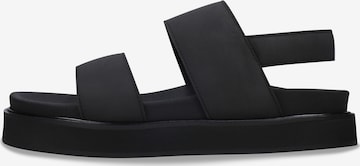 Sandales 'LAU' nae Vegan Shoes en noir : devant