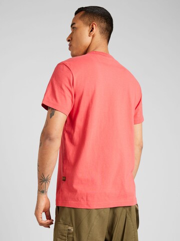 G-Star RAW - Camisa 'Collegic' em vermelho