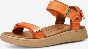 WODEN Sandals 'Line' in Orange: front