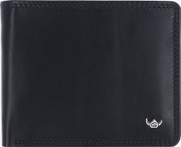 Porte-monnaies 'Polo' GOLDEN HEAD en noir : devant
