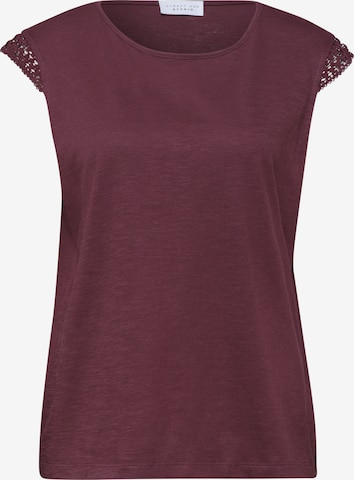 Street One Studio Shirt in Lila: Vorderseite