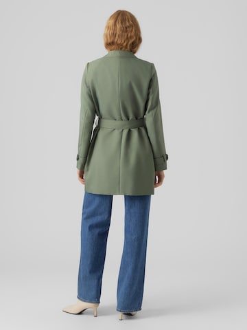 VERO MODA Between-Seasons Coat 'CELESTE' in Green