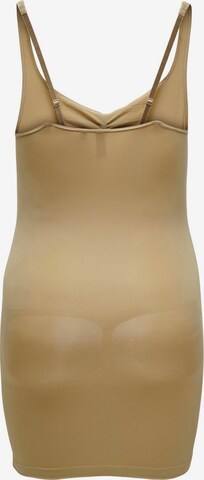 ONLY Carmakoma Bodice Dress in Beige